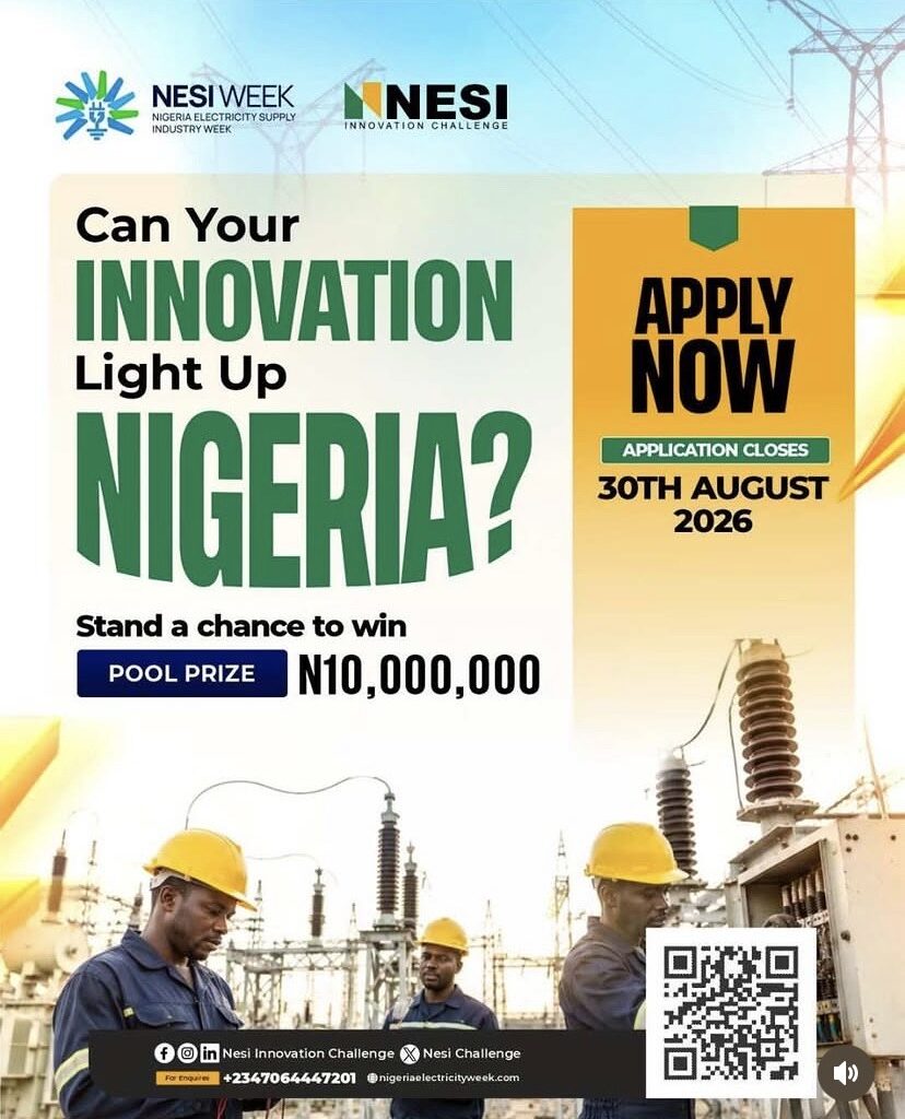 Call For Applications: NESI Innovation Challenge 2026 (₦10 Million Pool Prize)