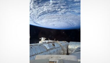 Astronaut Snaps Photo of Super Typhoon on His iPhone
