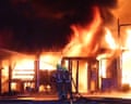 Kyiv book market burns after Russian missile strike
