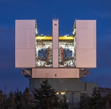 Large Binocular Telescope Observatory, or LBTO, located atop Mount Graham in Southeastern Arizona,