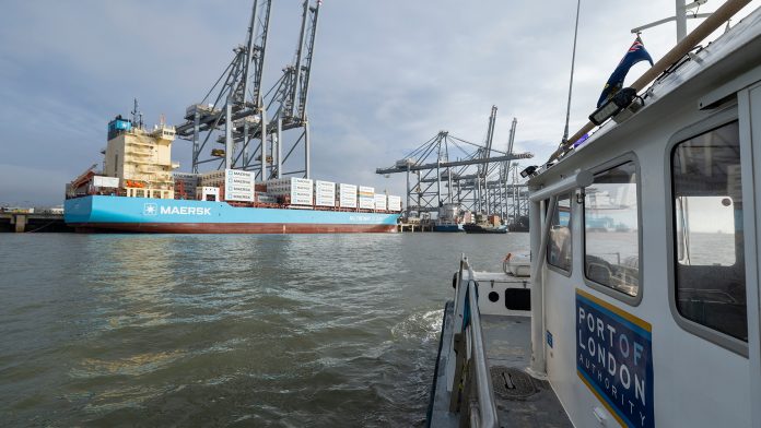 LauraMaersk Port of London LauraMaersk Port of London