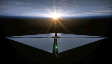 Light Sails Propeling Spacecraft