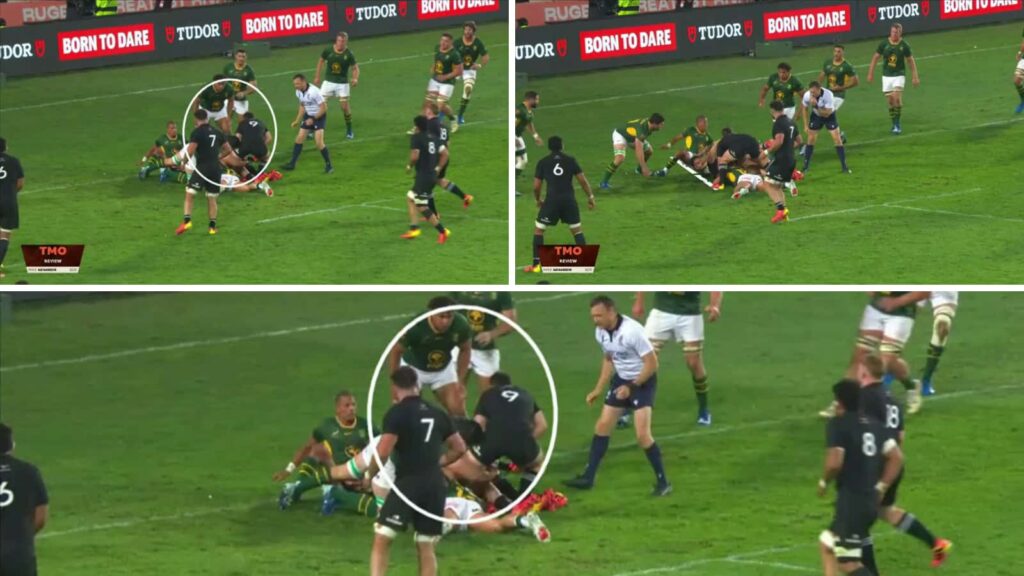 Marco van Staden's sin-binning against the All Blacks (images via: SuperSport's Final Whistle Presents Side Entry show)