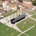 © Giacomo Albo Pavilion in Brolo Park / CN10 architetti - Concrete, Courtyard