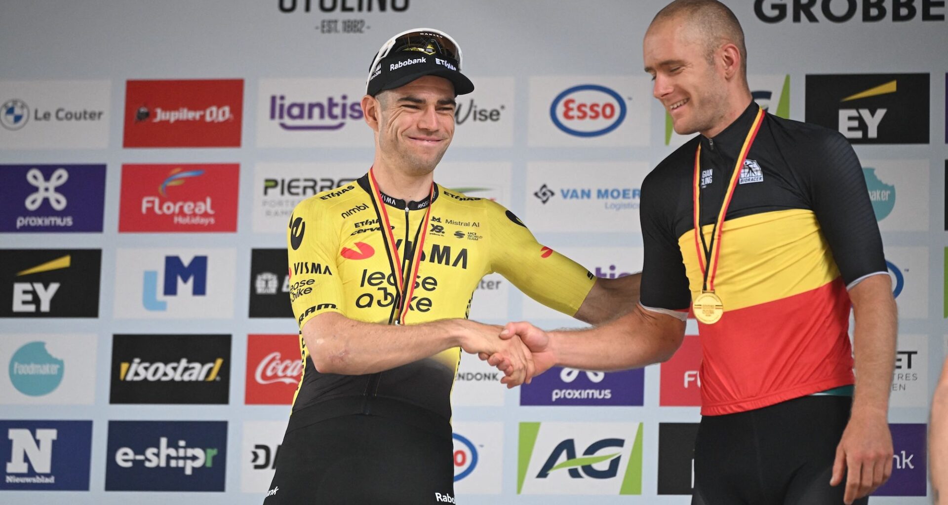 Cramps and goosebumps as Wout van Aert beaten by training partner Daan Soete at Belgian Gravel Championships