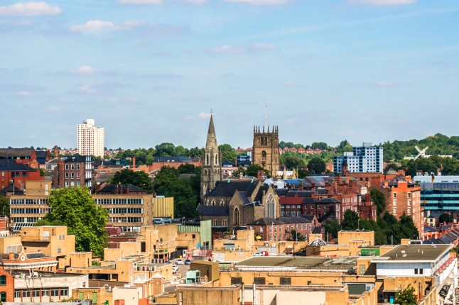 Nottingham skyline. England, UK.; Shutterstock ID 494806303; purchase_order: -; job: -; client: -; other: -