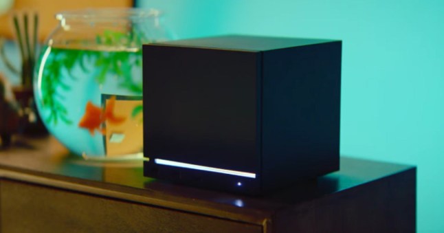 Valve's Steam Machine on a table