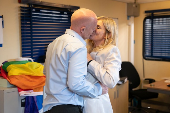 TX DATE:02-07-2026,TX WEEK:26,EMBARGOED UNTIL:23-06-2026 00:00:00,PEOPLE:Max Branning (JAKE WOOD);Cindy Beale (MICHELLE COLLINS),DESCRIPTION:***EMBARGOED UNTIL TUESDAY 23RD JUNE 2026***,COPYRIGHT:BBC Public Service,CREDIT LINE:BBC/Jack Barnes/Kieron McCarron