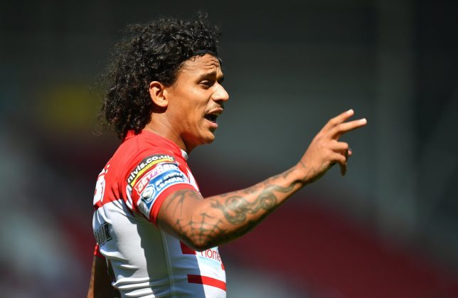 ST HELENS, ENGLAND - JULY 12: ??St Helens' Tristan Sailor during the Betfred Super League match between St Helens and Toulouse Olympique at BrewDog Stadium on July 12, 2026 in St Helens, England. (Photo by Dave Howarth - CameraSport via Getty Images)