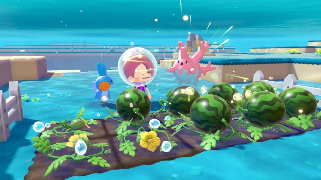 Pokémon Pokopia Expansion Pass Part 1: Bubbly Basin screenshot of watermelons