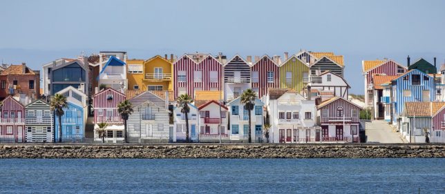 The striped beach houses of Costa Nova do Prado were a highlight (Photo: Antonio Duarte/Getty Images)