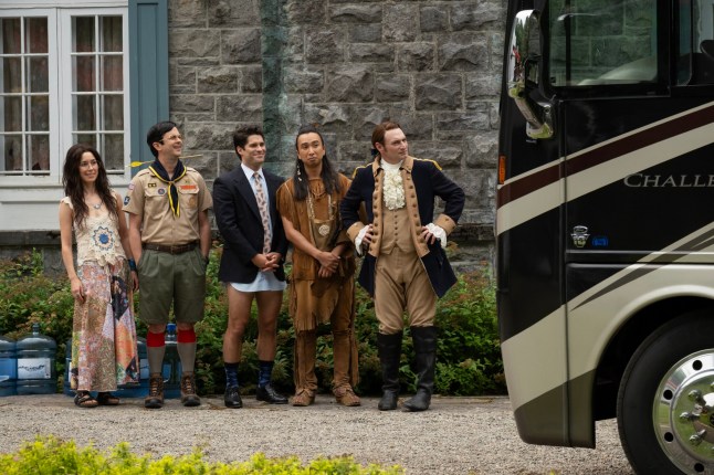 Flower (SHEILA CARRASCO), Pete (RICHIE MORIARTY), Trevor (ASHER GRODMAN), Sasappis (ROM?N ZARAGOZA), Isaac (BRANDON SCOTT JONES),DESCRIPTION:,COPYRIGHT:CBS ? 2025 CBS Broadcasting, Inc. All Rights Reserved,CREDIT LINE:BBC/CBS ? 2025 CBS Broadcasting, Inc. All Rights Reserved/Bertrand Calmeau