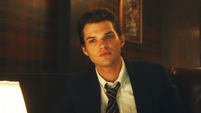 Homer Gere as Robert Mallory in a school uniform for The Shards.