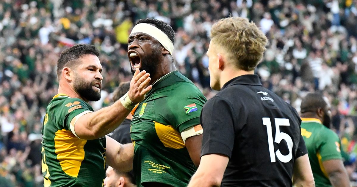 Rassie Erasmus on why he subbed Siya Kolisi two minutes into the second half