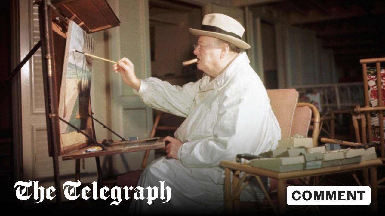 See Winston Churchill’s paintings and understand the man