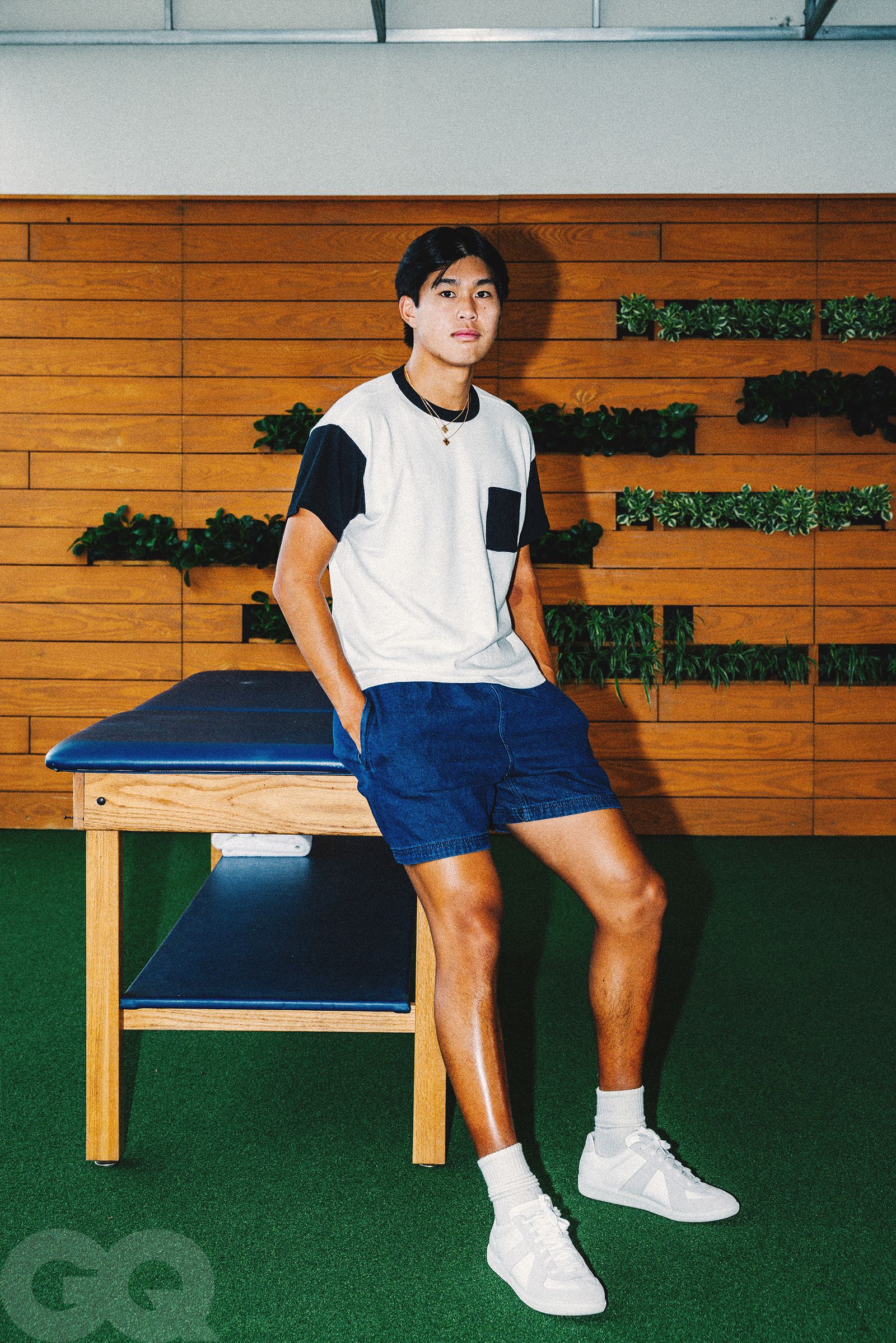 Image may contain Masato Morishige Clothing Sleeve Shorts Person and Teen