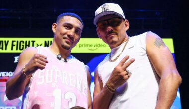 Teofimo Lopez confronts his father over corner work in Shakur Stevenson defeat