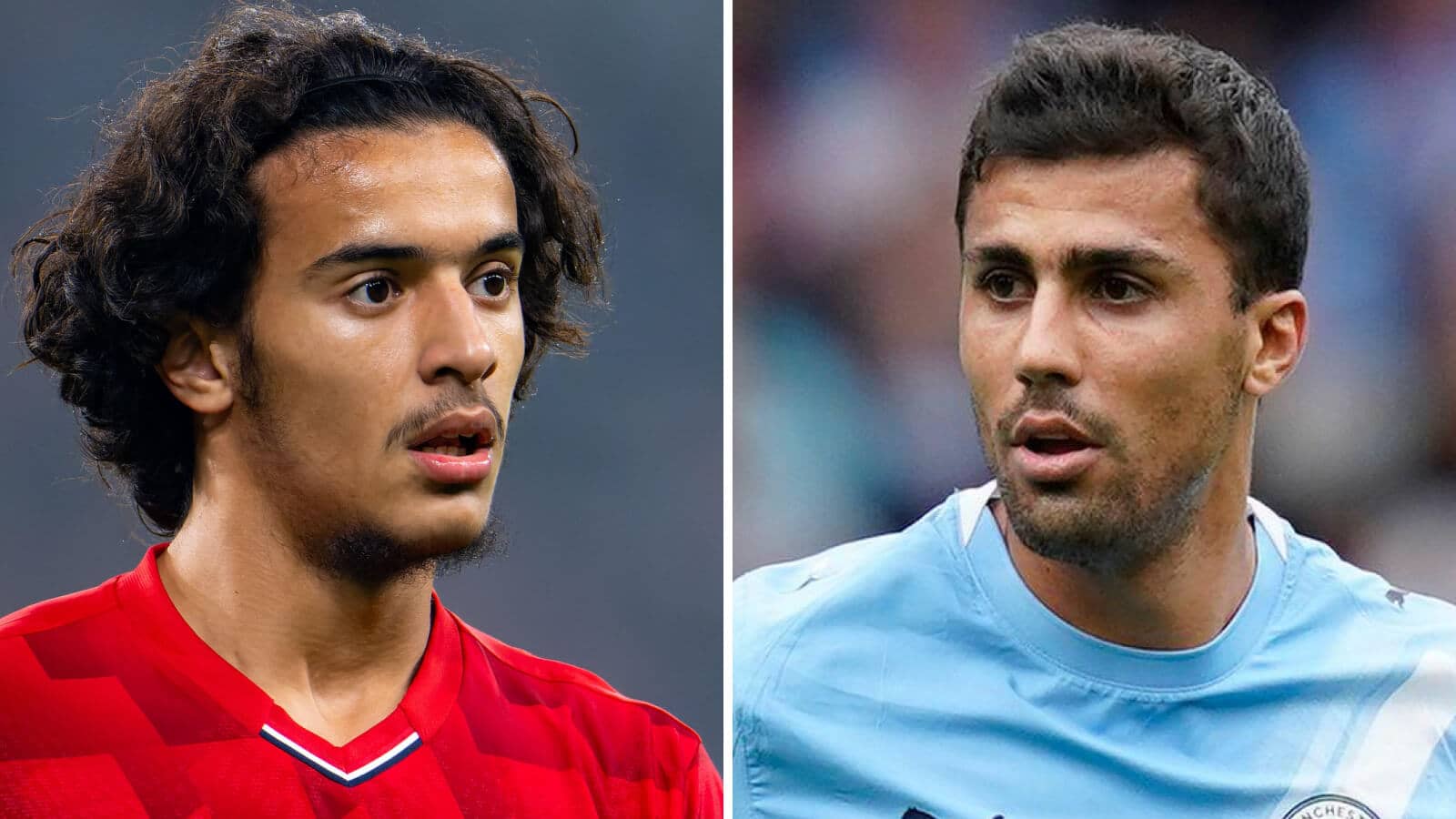 Ayyoub Bouaddi and Rodri