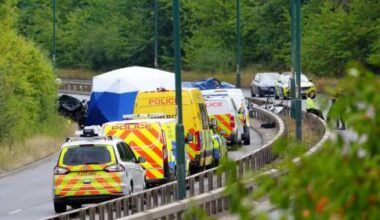 Wrong-way crash on UK highway kills 7 people, including 2 police officers
