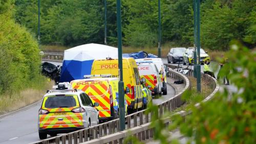 Wrong-way crash on UK highway kills 7 people, including 2 police officers