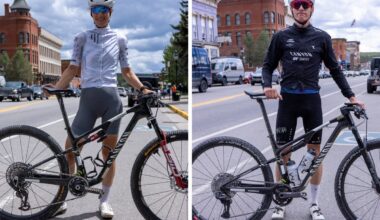 Rosa Klöser and Bradyn Lange: two flavors of Canyon Lux at the Leadville Trail 100 MTB