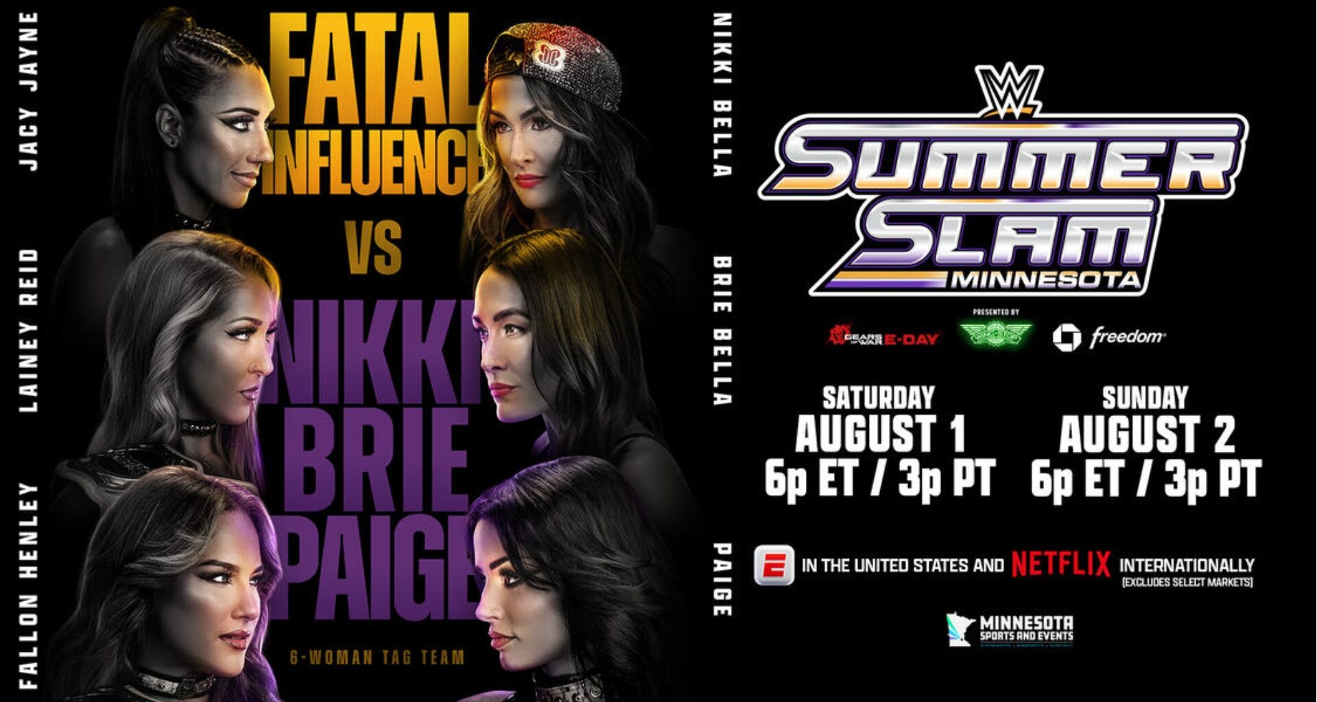 WWE SummerSlam 2026 6 Woman Tag Team Match