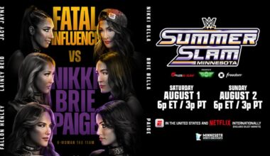 WWE SummerSlam 2026 6 Woman Tag Team Match