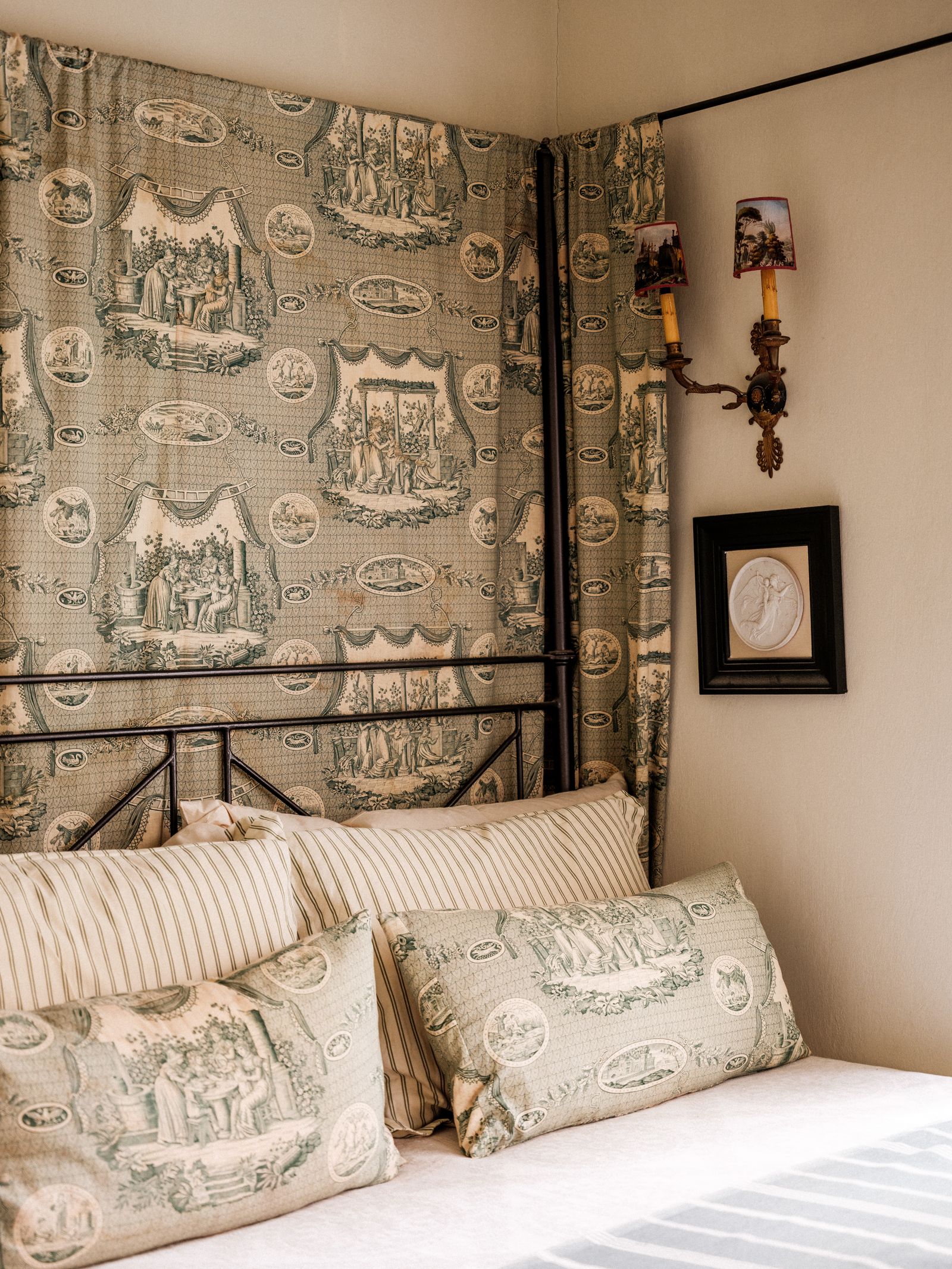 Image may contain Cushion Home Decor Furniture Pillow Indoors Bed Bedroom and Room