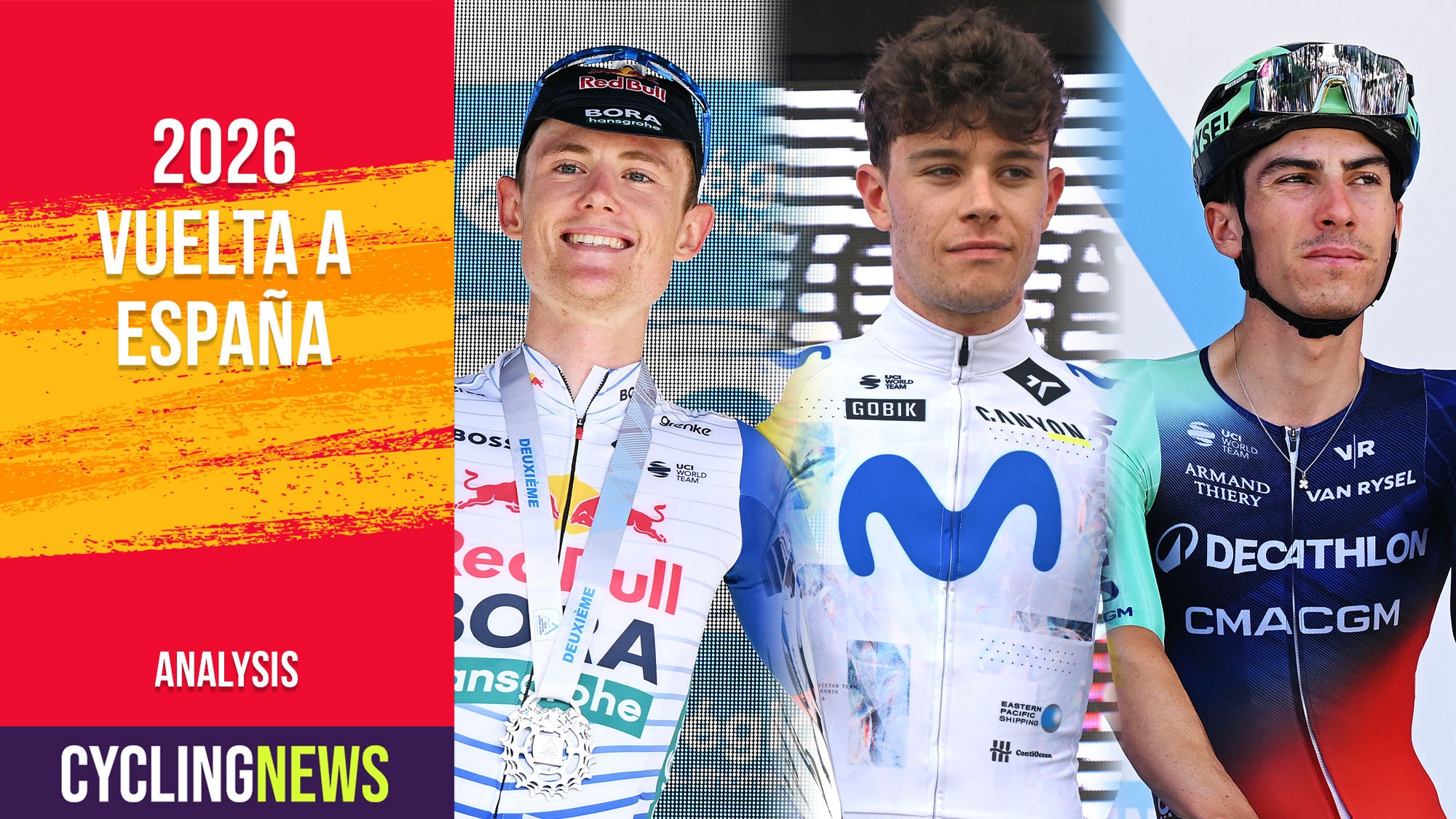 Luke Tuckwell, Iv&aacute;n Romeo, and L&eacute;o Bisiaux are among our young riders to watch at the 2026 Vuelta a Espa&ntilde;a