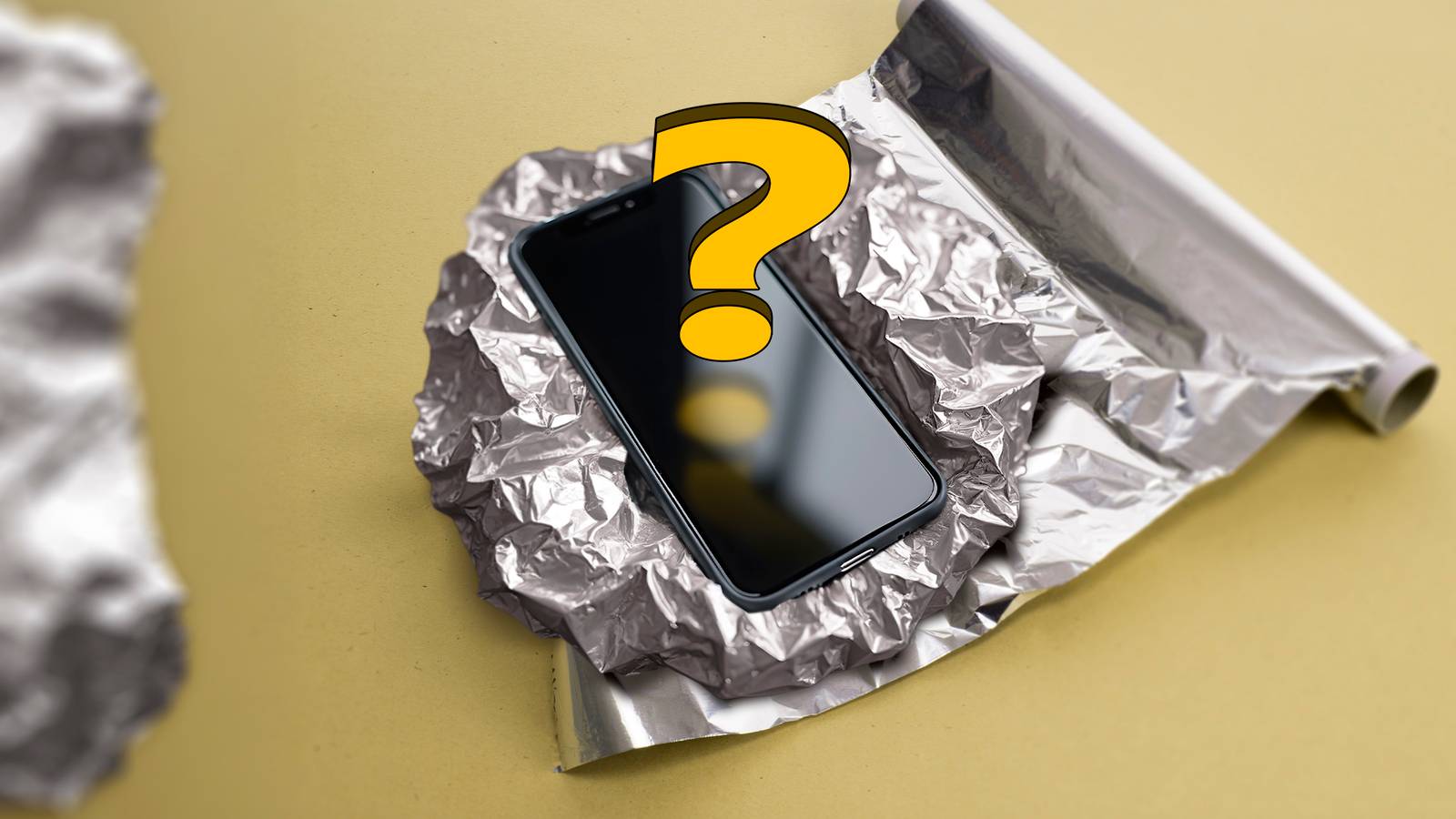 Here's what wrapping your phone in aluminum foil does