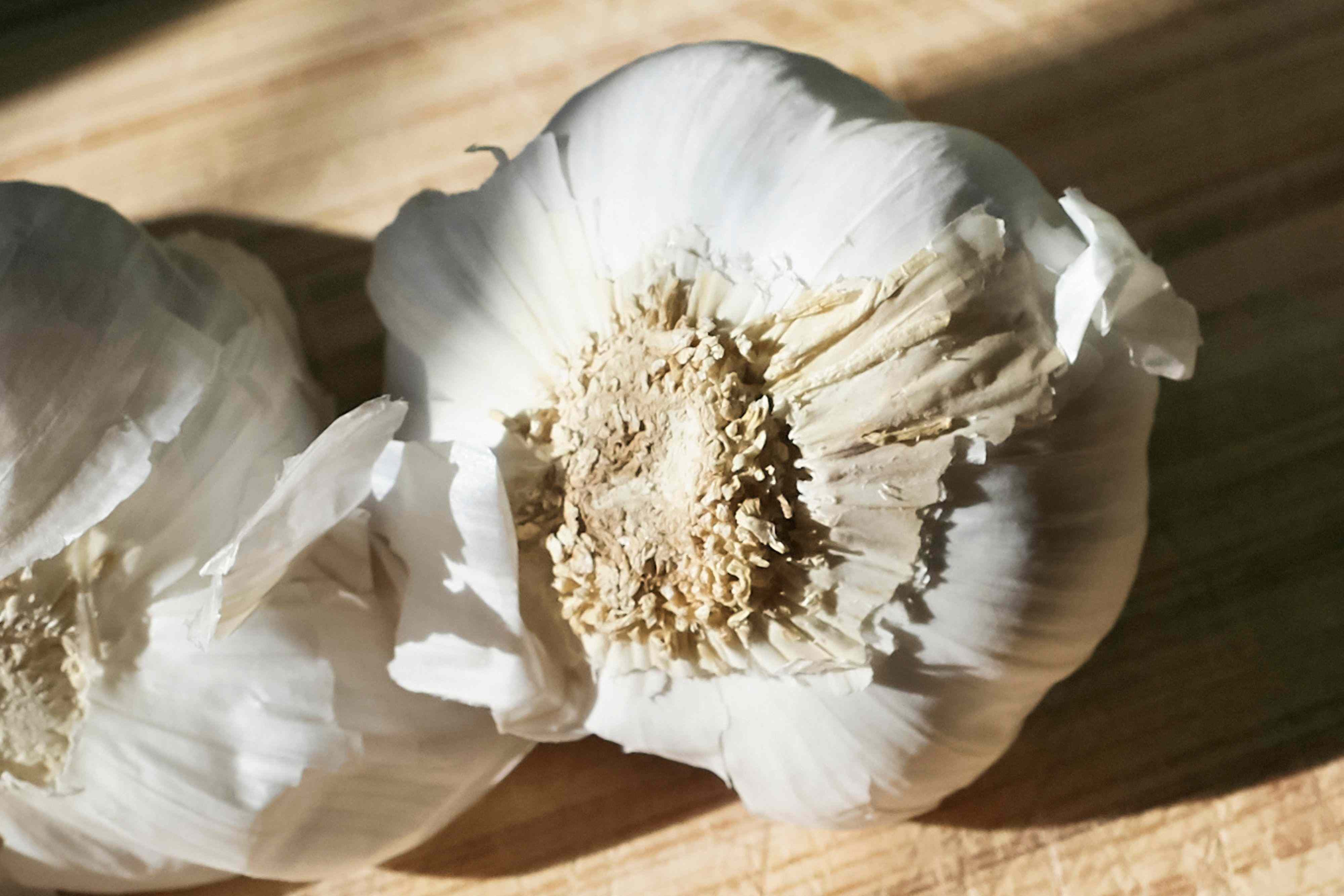 Garlic contains compounds that may help support immune function.Credit: Kelly Mitchell / Getty Images