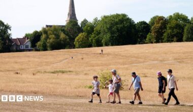 Heat health alerts upgraded for most of England with temperatures to hit mid-30s this week