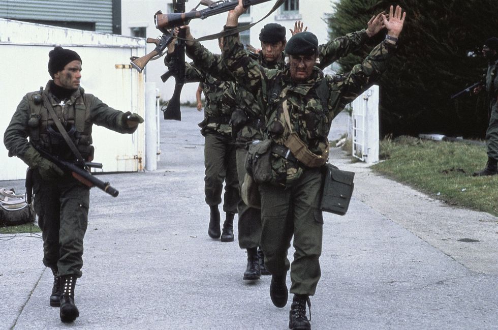 Argentines surrender