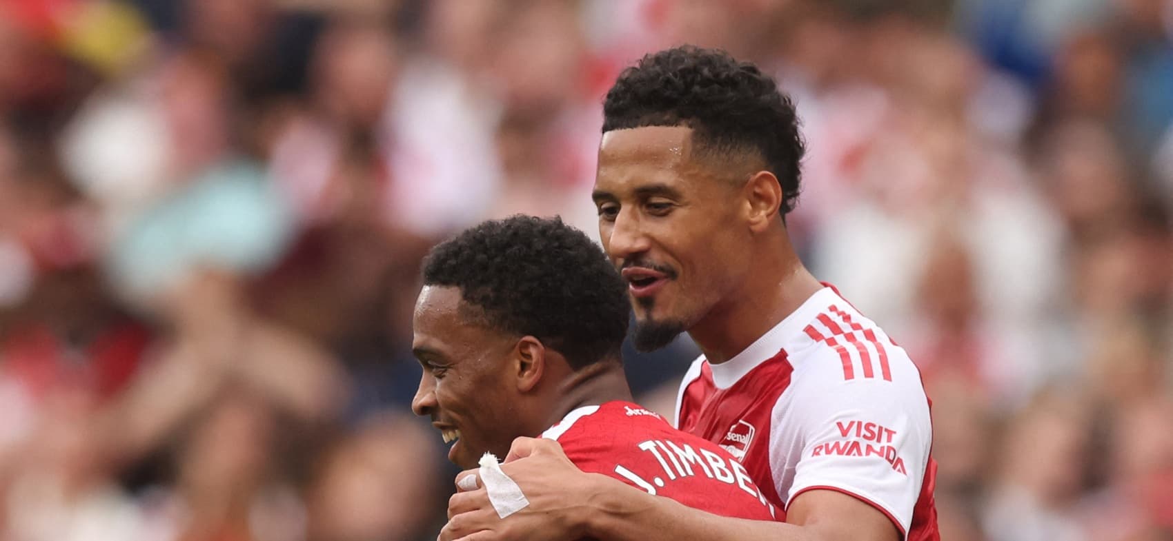 Saliba + Timber injury latest, Arteta on Saka + Rice