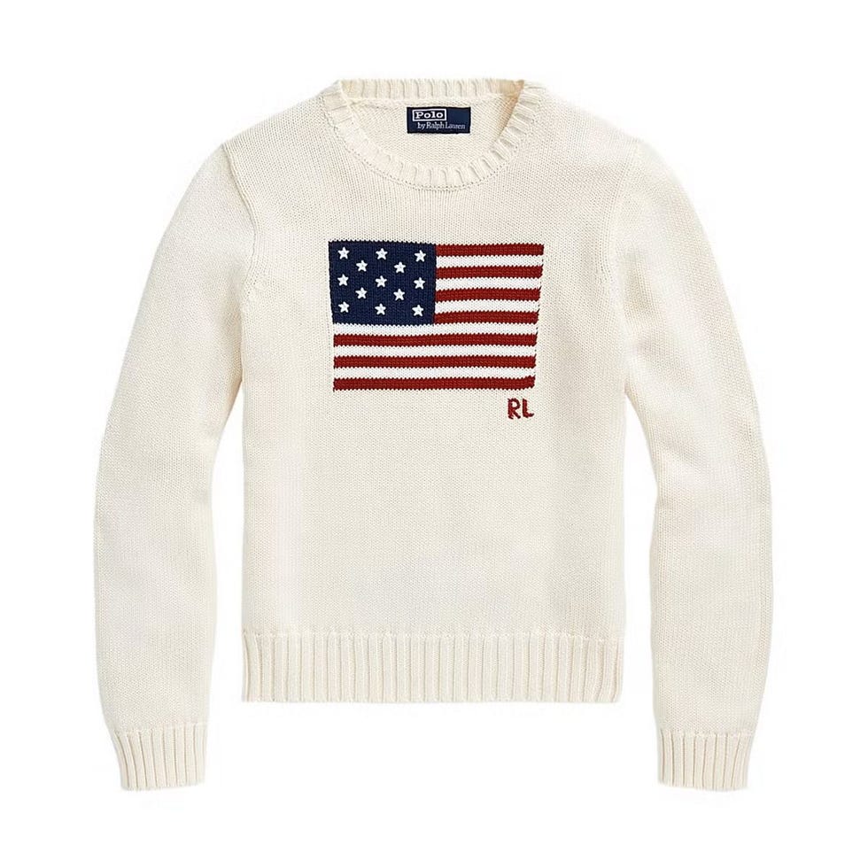 Flag Crewneck Sweater