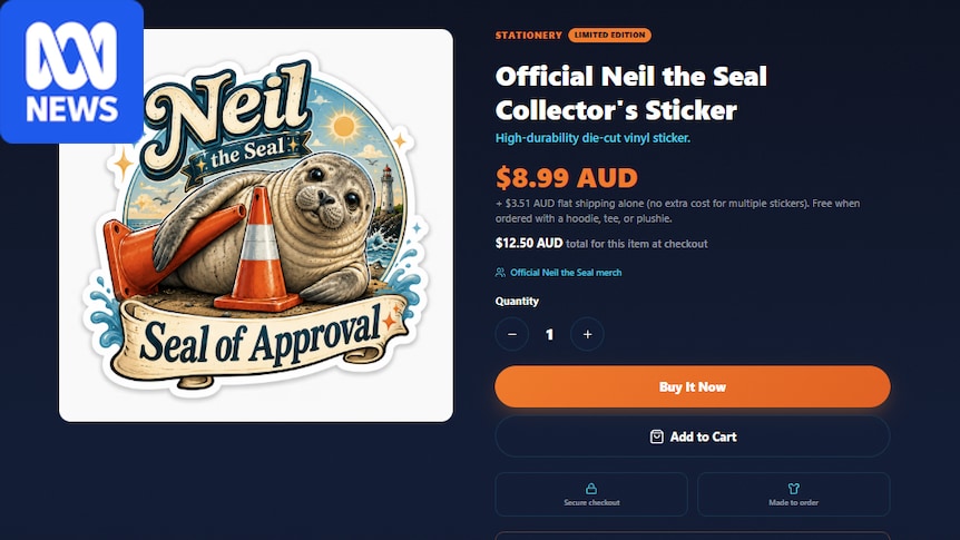 Neil the seal merchandise website taken down after questions about conservation donation claims