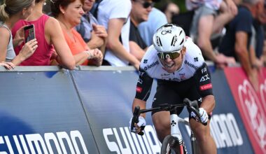 Davide Stella (UAE Team Emirates - Gen Z) during the Deutschland Tour 2025. (Photo by Christian Kaspar-Bartke/Getty Images)