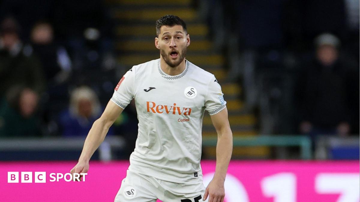 Defender Joel Ward in action for Swansea City