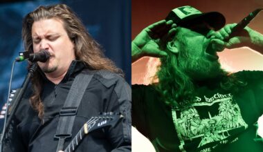 Orbit Culture onstage in 2026 and At The Gates onstage in 2014