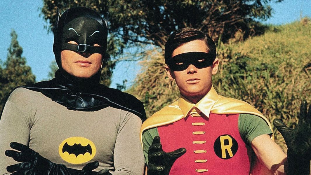 Adam West and Burt Ward as Batman and Robin in the 1966 Batman movie
