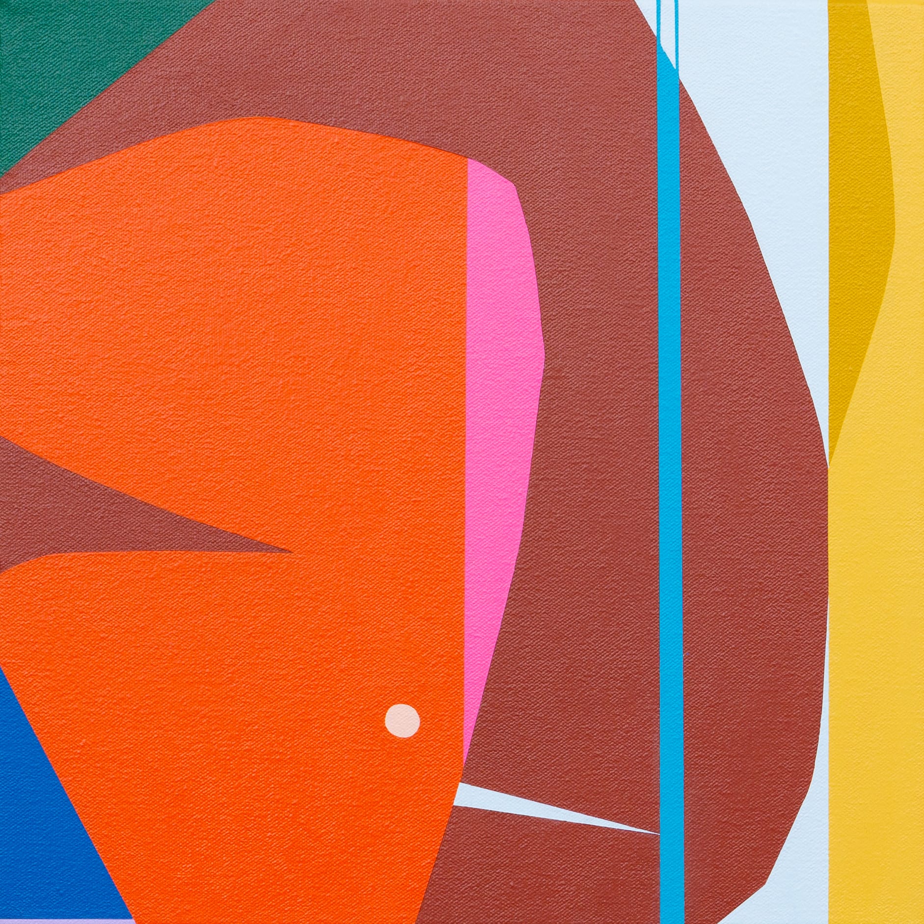 an abstract painting in vibrant color