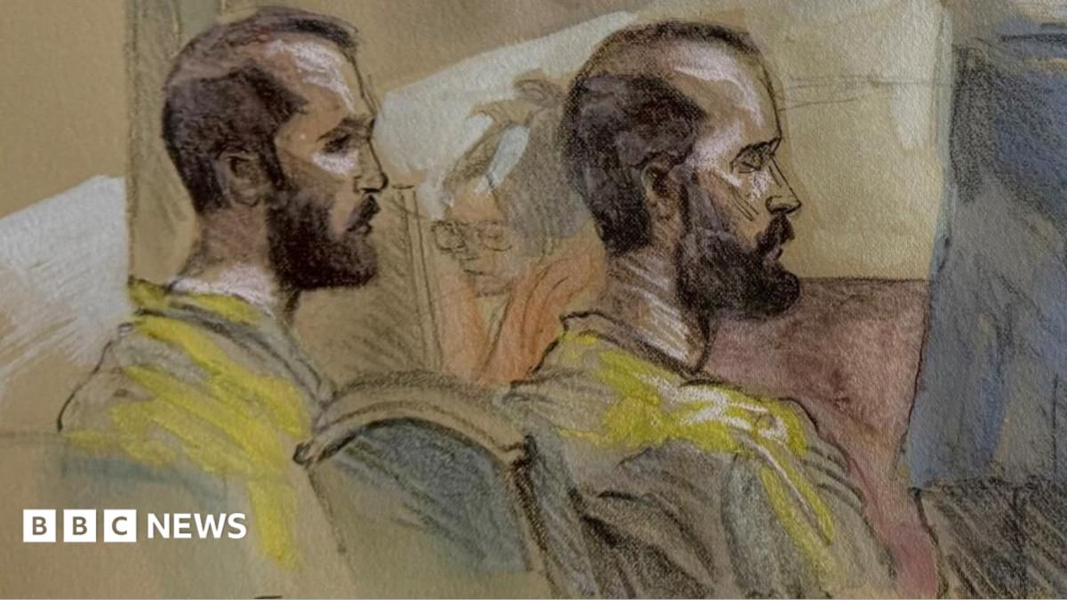 Andrew and Tristan Tate in court in Miami, Florida, on 27 August 2026