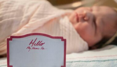 The annual list of most popular baby names has been released — but how does it compare to the US?