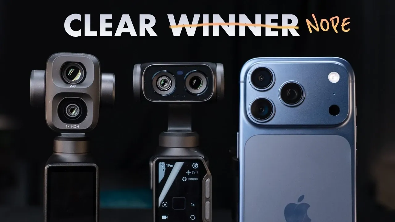 Low light video frame comparison between the Pocket 4P and Luna Ultra.