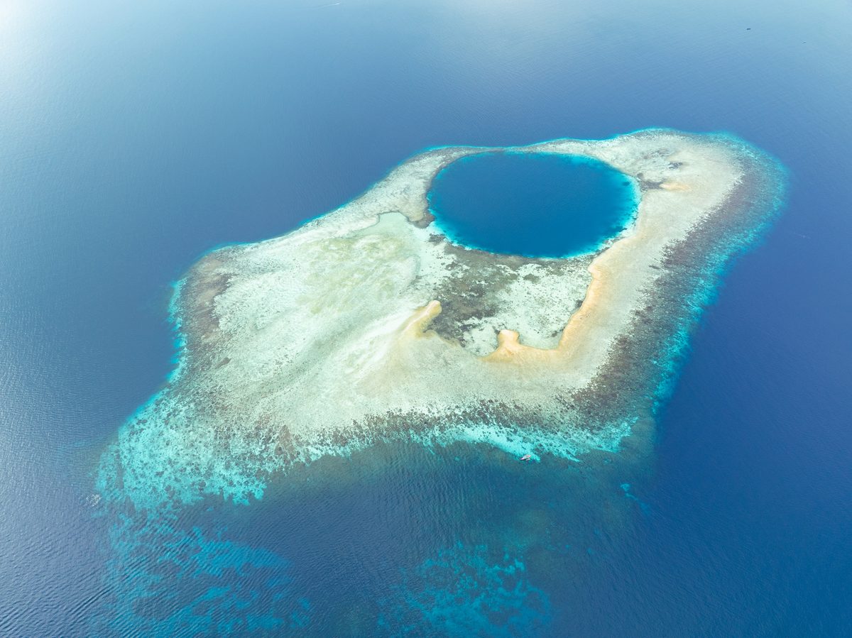 An atoll near the island of Ternate in Indonesia. Credit: Velvetfish/Getty Images