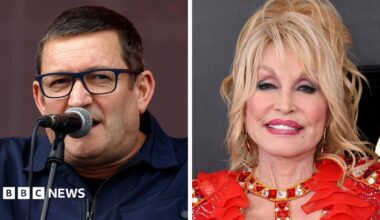 A split image of Paul Heaton (left) and Dolly Parton