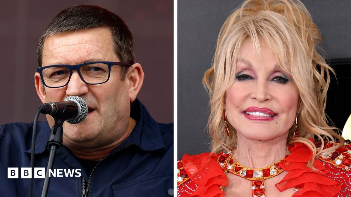 A split image of Paul Heaton (left) and Dolly Parton