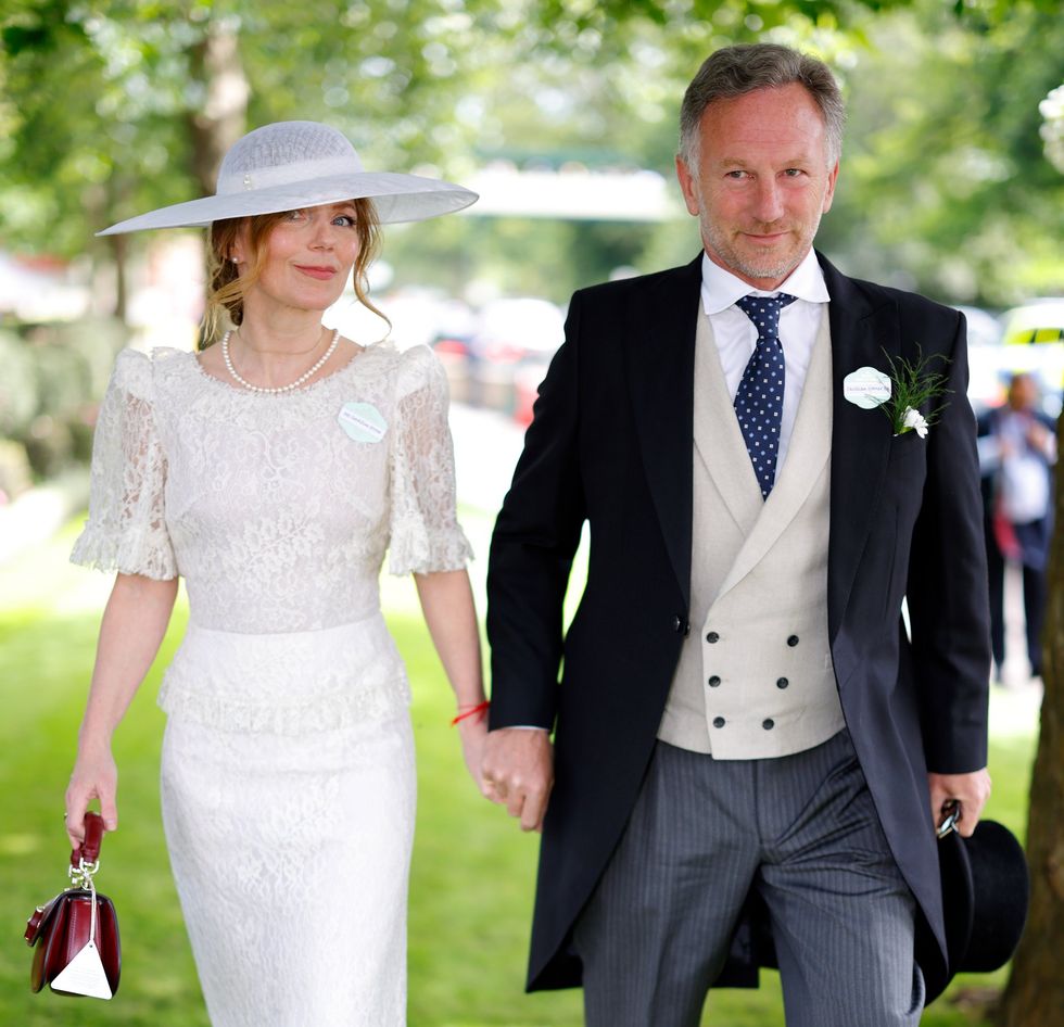 Christian Horner and his wife Geri