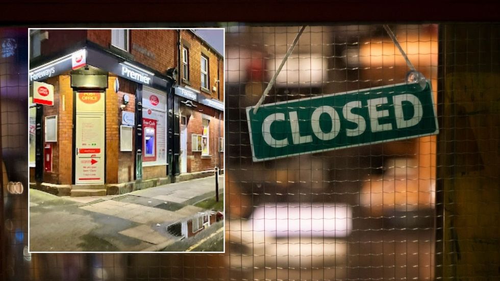 Closed sign and Premier Foreways store