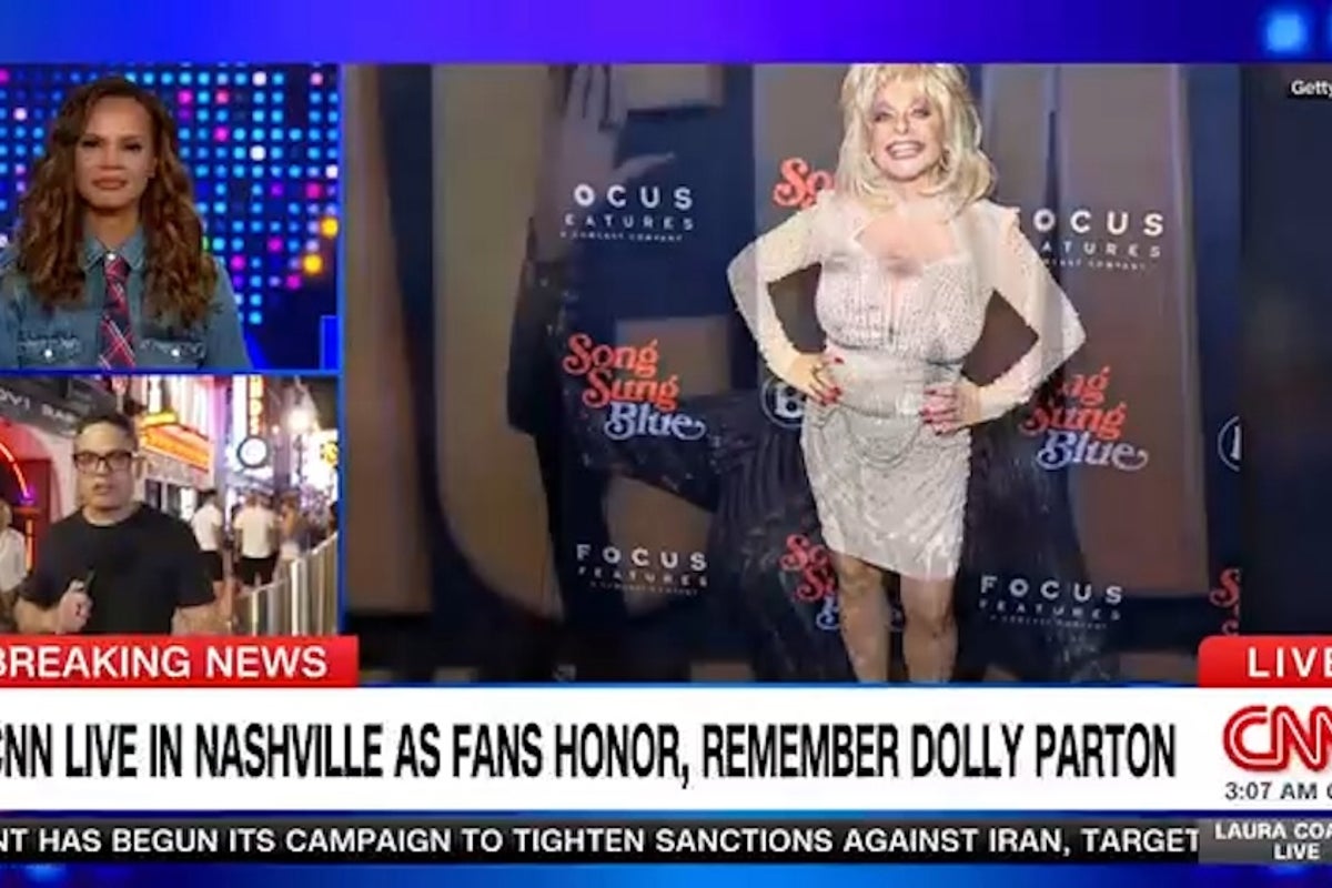 CNN suffers embarrassing Dolly Parton mix-up just hours after icon’s death - The Independent